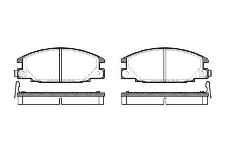 Гальмівні колодки дискові ROADHOUSE 2238.04