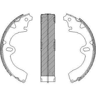 Гальмівні колодки (набір) ROADHOUSE 409700
