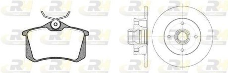 Комплект тормозов, дисковый тормозной механизм ROADHOUSE 826302
