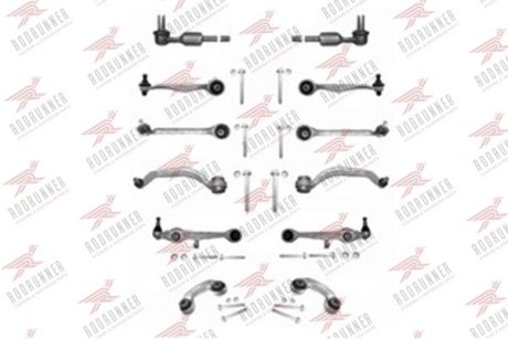 Комплект важелів підвіски (передньої) Audi A4/A6/VW Passat B5 96-05 (d=21) Rodrunner KTA588