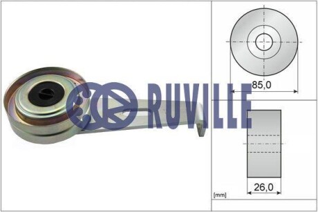 Натяжний ролик, поликлиновой ремень RUVILLE 55904