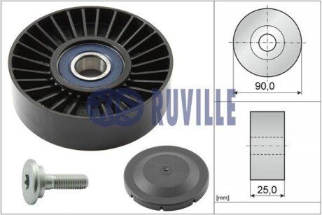 Натяжной ролик, поликлиновой ремень RUVILLE 55911