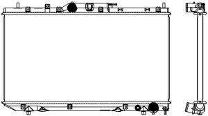 Радіатор SAKURA 34611062