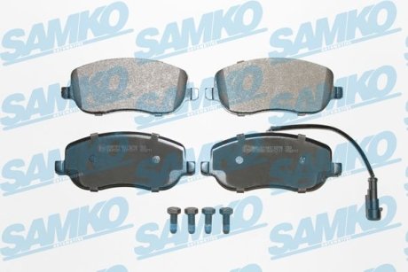 Гальмівні колодки, дискове гальмо (набір) SAMKO 5SP1217