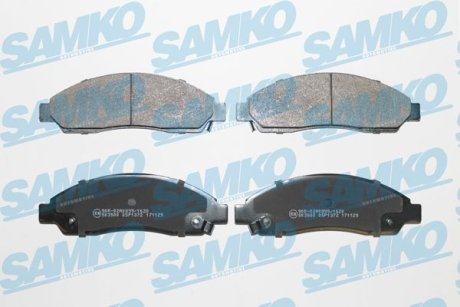 Гальмівні колодки, дискове гальмо (набір) SAMKO 5SP1372