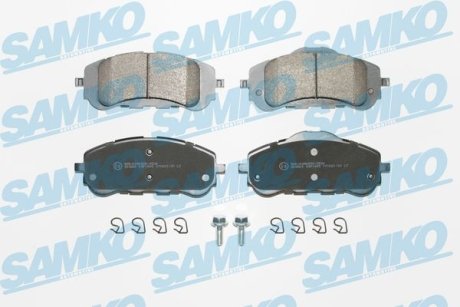 Колодки гальмівні P308 13- 283mm SAMKO 5SP1845