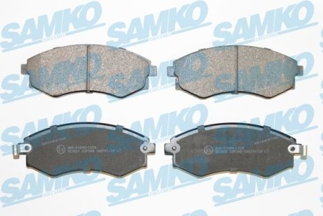 Гальмівні колодки, дискове гальмо (набір) SAMKO 5SP348