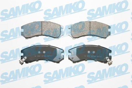 Гальмівні колодки, дискове гальмо (набір) SAMKO 5SP363