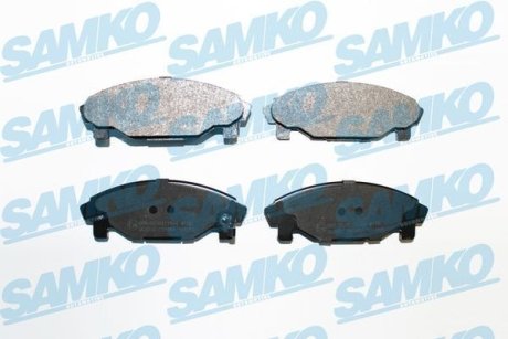 Гальмівні колодки, дискове гальмо (набір) SAMKO 5SP457