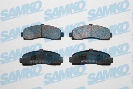 Гальмівні колодки, дискове гальмо (набір) SAMKO 5SP539