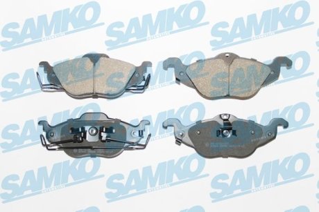 Гальмівні колодки, дискове гальмо (набір) SAMKO 5SP698