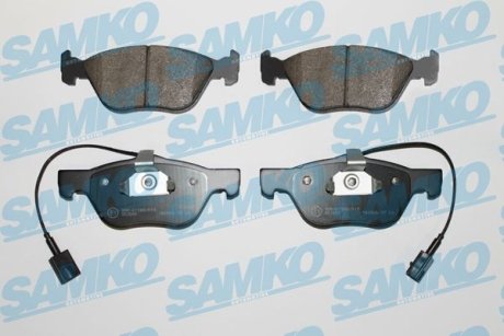 Гальмівні колодки, дискове гальмо (набір) SAMKO 5SP720