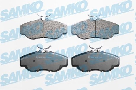 Гальмівні колодки, дискове гальмо (набір) SAMKO 5SP728