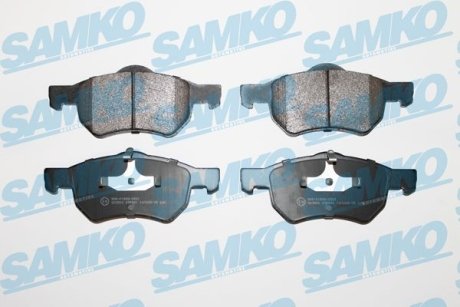 Гальмівні колодки, дискове гальмо (набір) SAMKO 5SP841