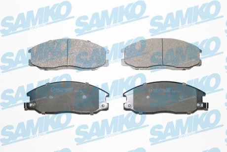 Гальмівні колодки, дискове гальмо (набір) SAMKO 5SP859