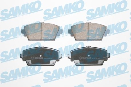 Гальмівні колодки, дискове гальмо (набір) SAMKO 5SP940