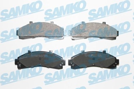 Гальмівні колодки, дискове гальмо (набір) SAMKO 5SP989