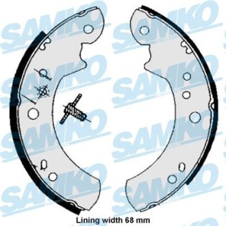 Гальмівні колодки (набір) SAMKO 85060