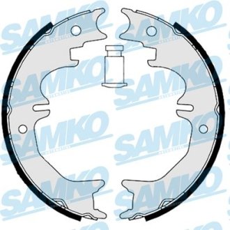 Гальмівні колодки ручного гальма SAMKO 88850