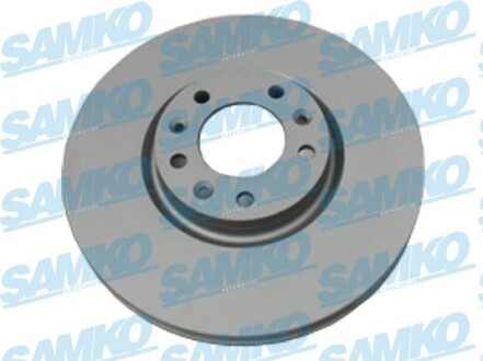 Диск гальмівний (передній) Citroen Picasso II/ Peugeot 308/5008 13- (304x28) (замінено на 92232305) SAMKO C1027VR