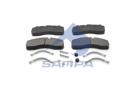 Комплект гальмівних колодок, дискове гальмо SAMPA 096605