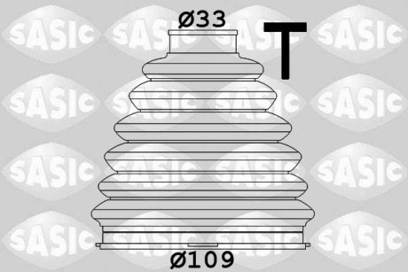 Комплект пылника, приводной вал SASIC 1900004