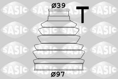 Комплект пылника, приводной вал SASIC 1900005