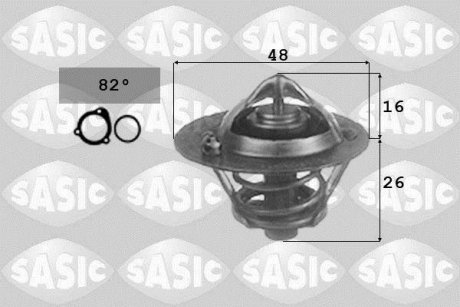 Термостат системи охолодження SASIC 3306025