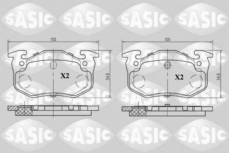 CITROEN PEUGEOT RENAULT Saxo Xsara ZX 106 205 206 306 309 Super 5 R9 R11 R19 Clio II Megane I SASIC 6210011