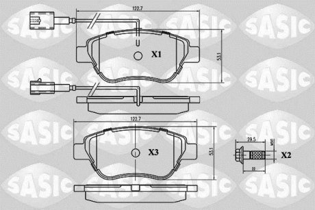 ALFA ROMEO CITROEN FIAT LANCIA PEUGEOT Mito Nemo 500 Bravo Fiorino Idea Linea Panda Grande punto Qubo Stilo Doblo Musa Bipper SASIC 6210015