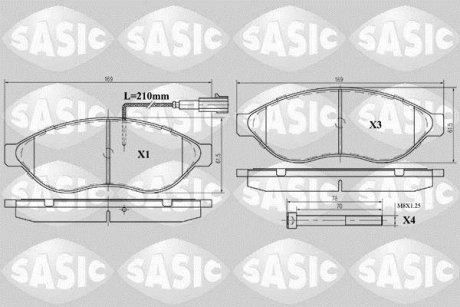 CITROEN FIAT PEUGEOT Jumper Ducato Boxer III SASIC 6210021