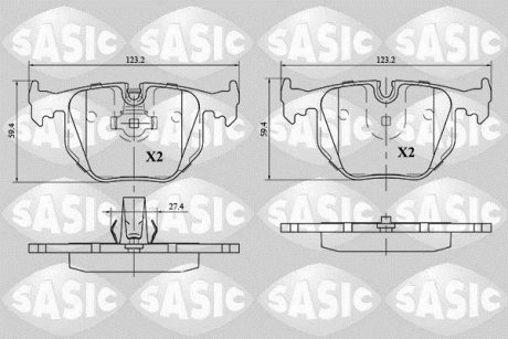 BMW LAND ROVER Serie 3 E46 5 E39 Serie 7 E38 X3 X5 Z4 Range Rover SASIC 6216054