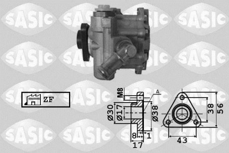 POMPA WSPOM. BMW 3 E46 5 E39 SASIC 7076049