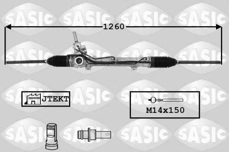 Кермова колонка гідравлічна SASIC 7170041