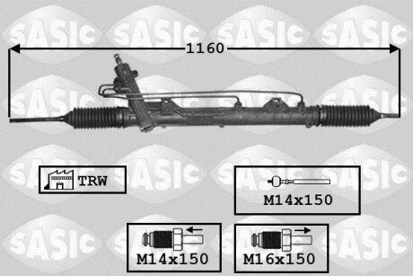 Кермовий механізм SASIC 7176039