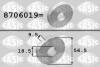 PODKЈADKA KOЈA WAЈU KORBOWEGO 15,5X56,5X9,5MM BMW 3/X3 2.0D 01-07 SASIC 8706019 (фото 1)