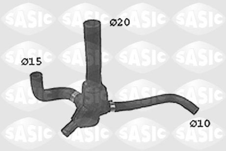 Патрубок системи охолодження SASIC SWH4279