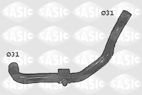 Патрубок системи охолодження SASIC SWH4332