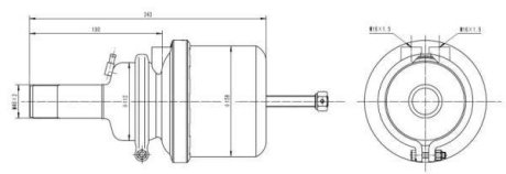 Гальмівний енергоакумулятор SAFE BRAKING PRODUCTS SBP 05BCT916M48X2