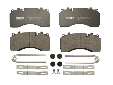 Гальмівні колодки, дискові SAFE BRAKING PRODUCTS SBP 07-P29142