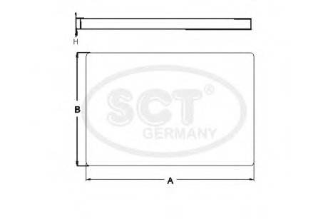 Фильтр салона (угольный) BMW 7 (F01/F02/F03/F04) 740i (08-) (SAK 274) SCT SCT Germany SAK274