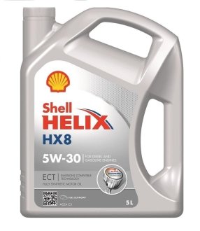 Олива моторна Helix HX8 ECT C3 5W-30 (Каністра 5л) SHELL 550048100