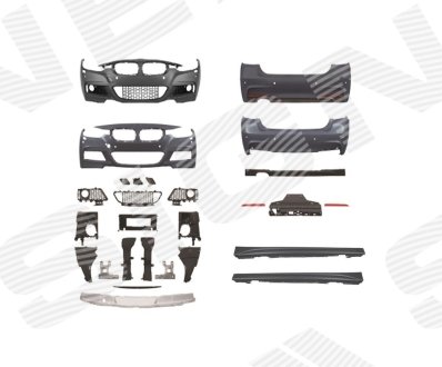 ОБВІС (КОМПЛЕКТ) | BMW 3 (F30/F31/F35/F80), 15 - 19 Signeda PBM04296SET