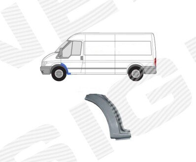 АРКА ПЕРЕДНЯ | FORD TRANSIT, 00 - 06 Signeda PFD10014AL