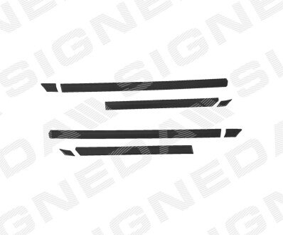 МОЛДИНГ НА ДВЕРІ | VW GOLF III, 08.91 - 09.97 Signeda PVW88002KA