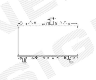 РАДІАТОР | CHEVROLET CAMARO, 14 - 15 Signeda RA13345Q