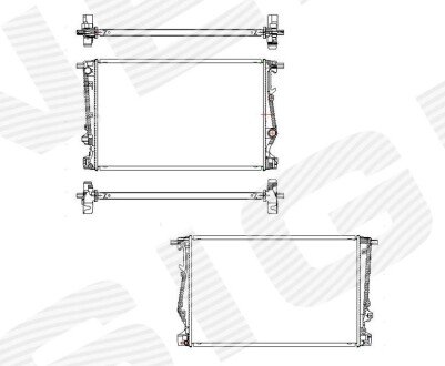 РАДИАТОР Signeda RA13401 (фото 1)