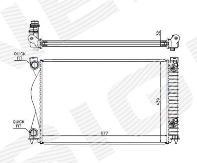 РАДИАТОР Signeda RA60237Q