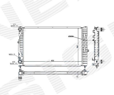 РАДИАТОР Signeda RA60299Q