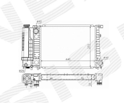 РАДИАТОР Signeda RA60735Q